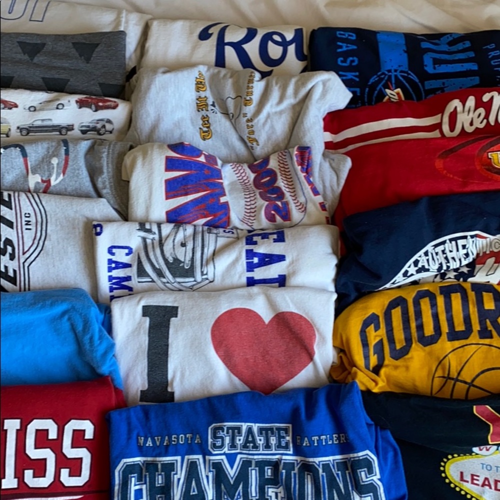 2 vintage mystery tshirts